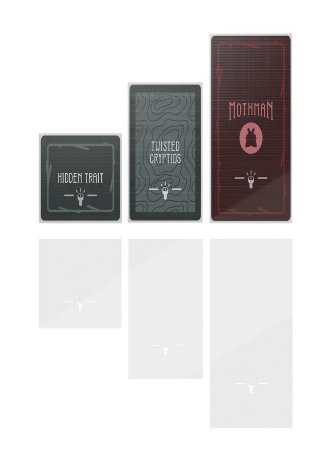 Unstable Games Twisted Cryptids Clear Card Sleeves - Pack Includes 3 Different Sizes - from The Creators of Unstable Unicorns - Image 1